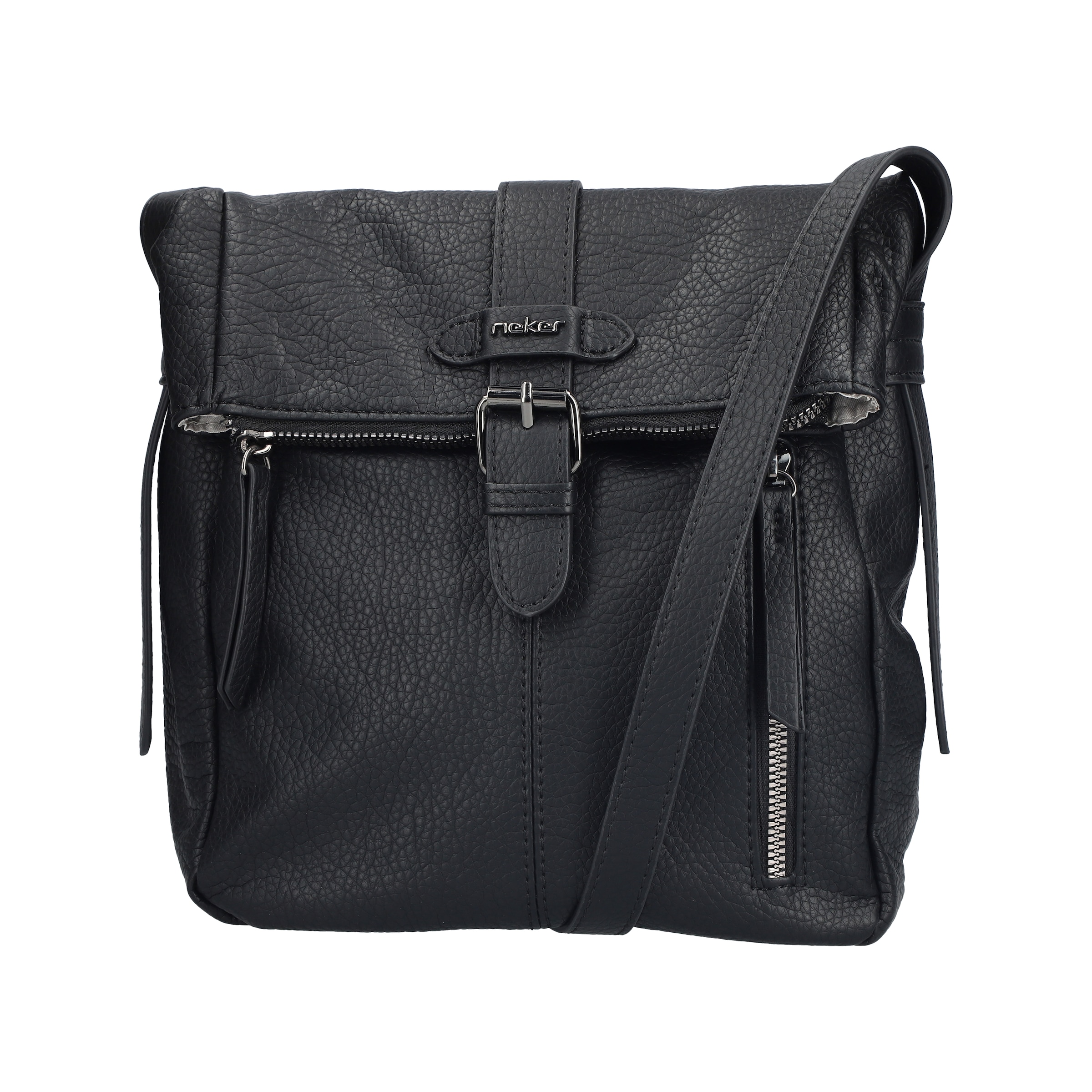 Rieker Crossbody Bag in Black: front
