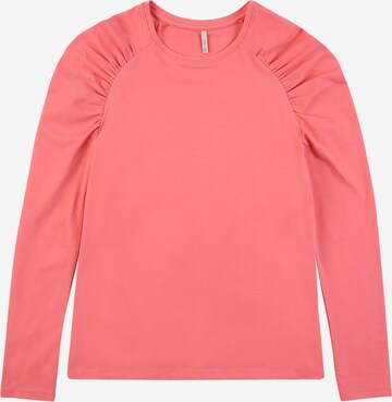 KIDS ONLY Shirt in Roze: voorkant