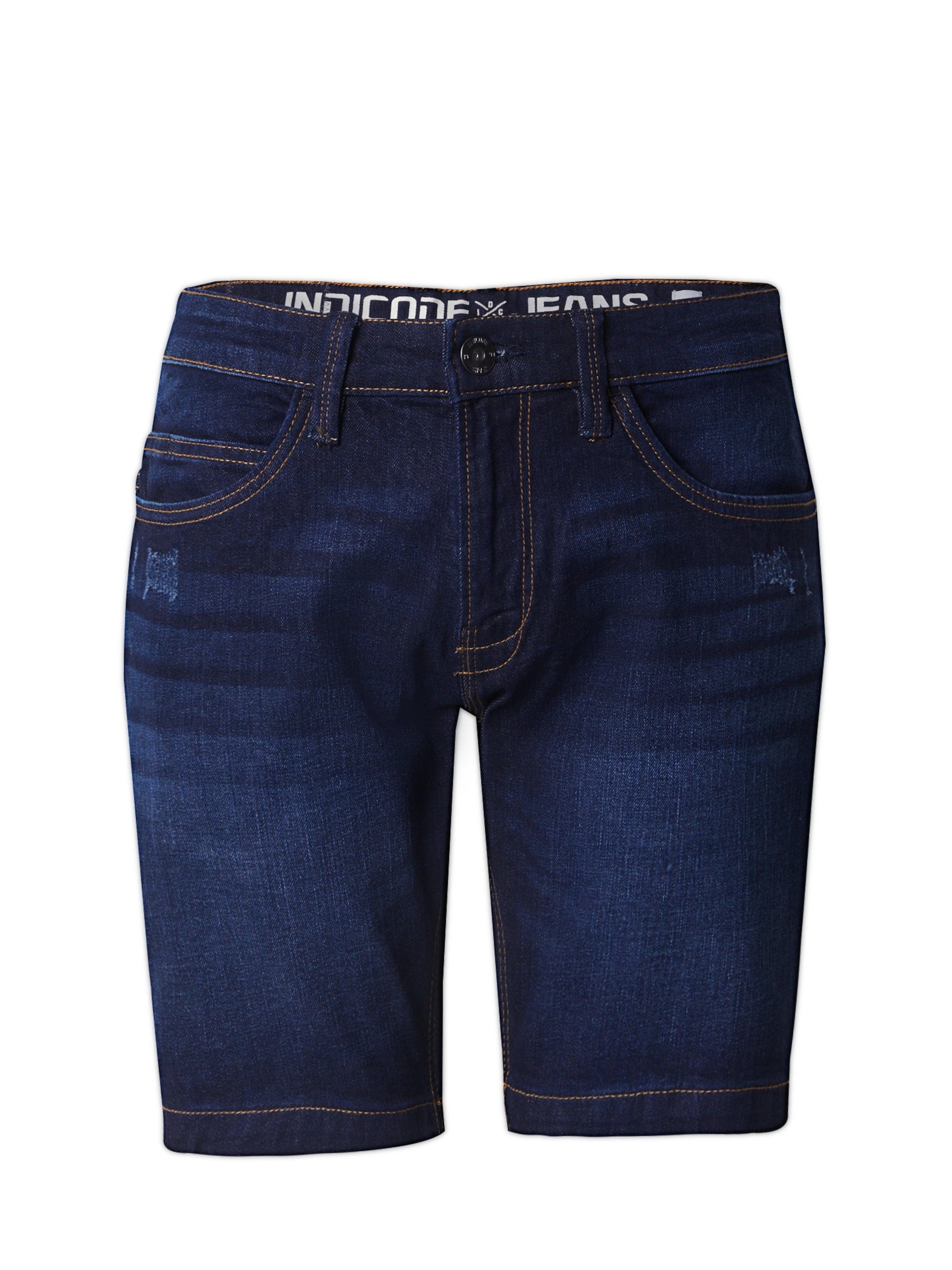 INDICODE JEANS Normální Džíny 'Mcfly' – modrá: přední strana