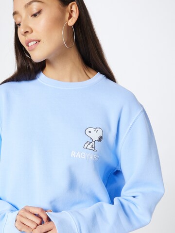 Vintage Supply Sweatshirt 'PEANUTS LOVE RAGYARD' in Blauw