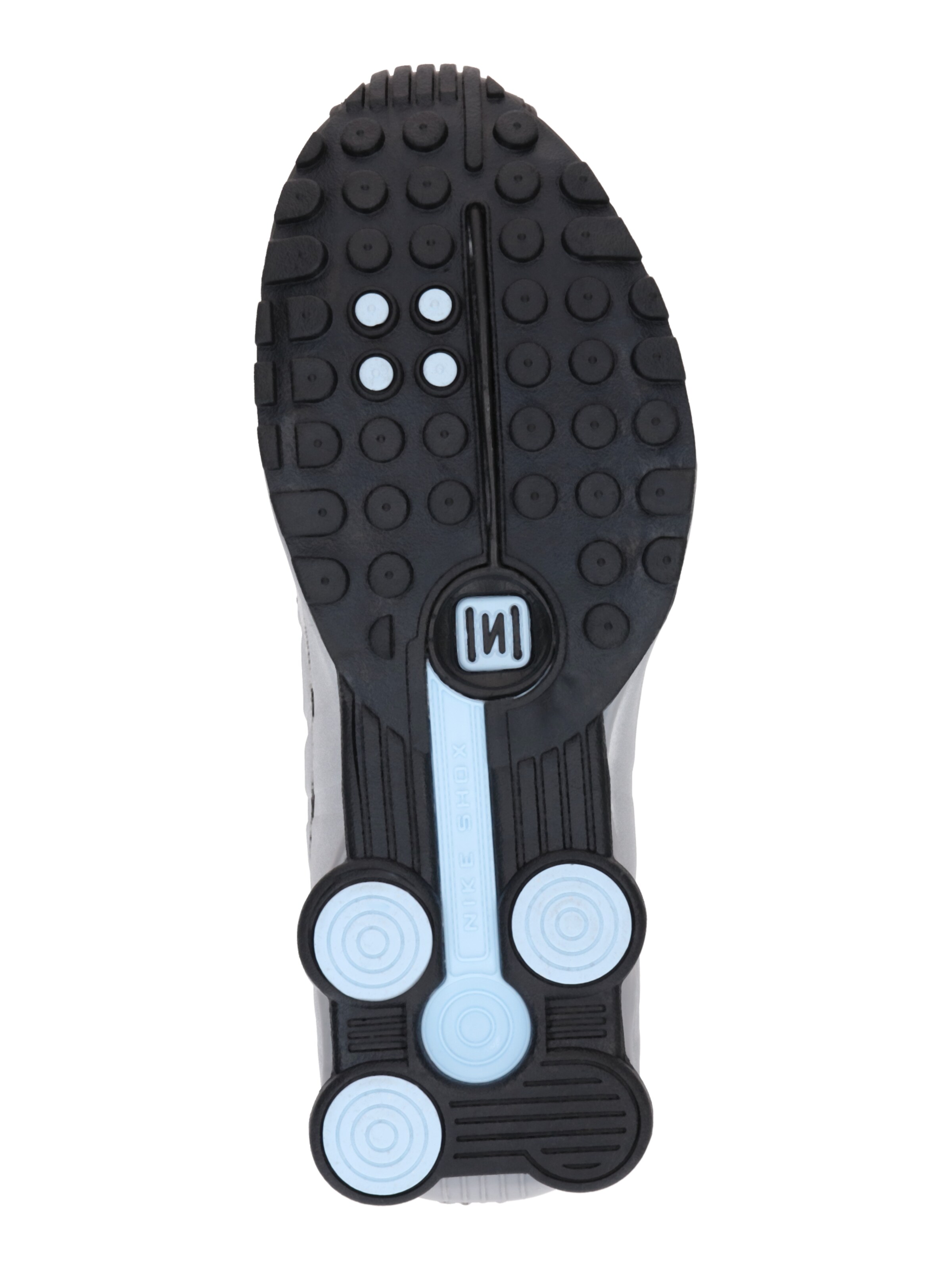 Baskets basses 'SHOX R4' Nike Sportswear en argent