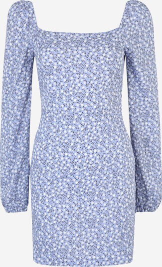 Daisy Street Kleid in rauchblau / dunkelbraun / weiß, Produktansicht