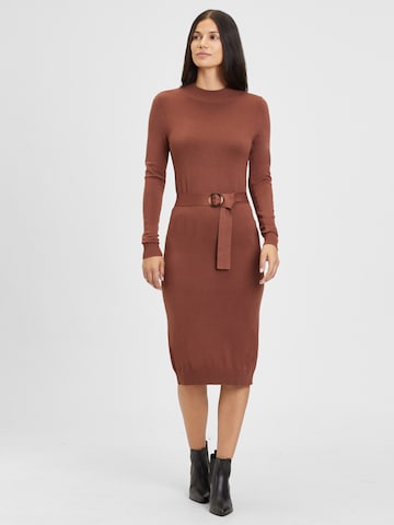 LASCANA Knitted dress in Brown