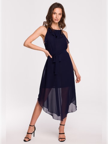 Makover - Vestido en azul: frente