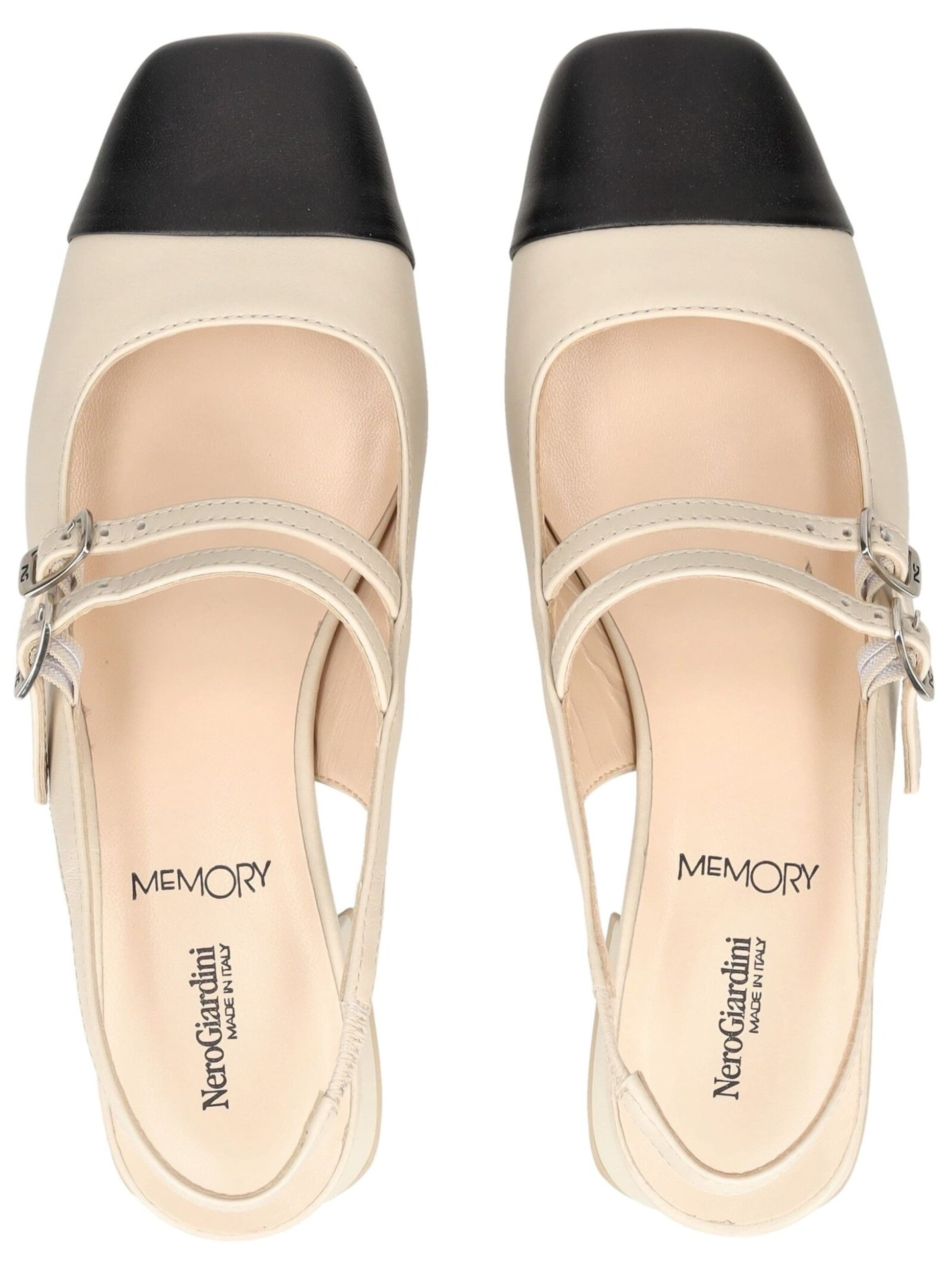 Escarpins à bride arrière Nero Giardini en beige