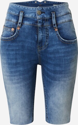 Skinny Jeans 'Pitch HI' de la Herrlicher pe albastru: față
