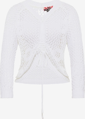 Pull-over 'Rovic' myMo ROCKS en blanc : devant