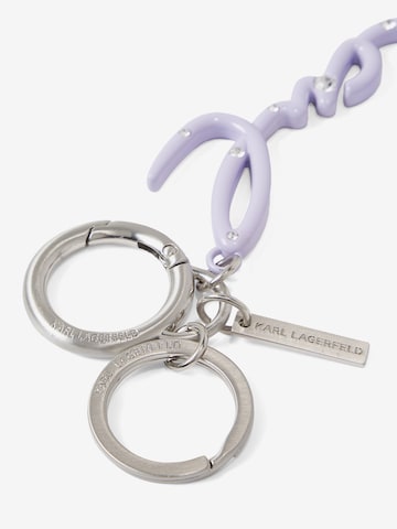 Karl Lagerfeld Key Ring in Purple