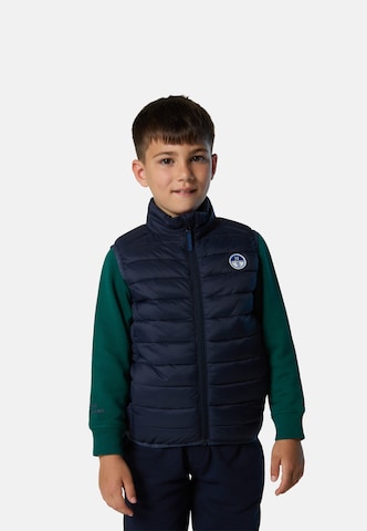 North Sails Bodywarmer 'Explorer' in Blauw: voorkant