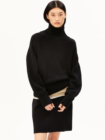 ARMEDANGELS Pullover 'WINTER' (GOTS) in Schwarz: Vorderseite