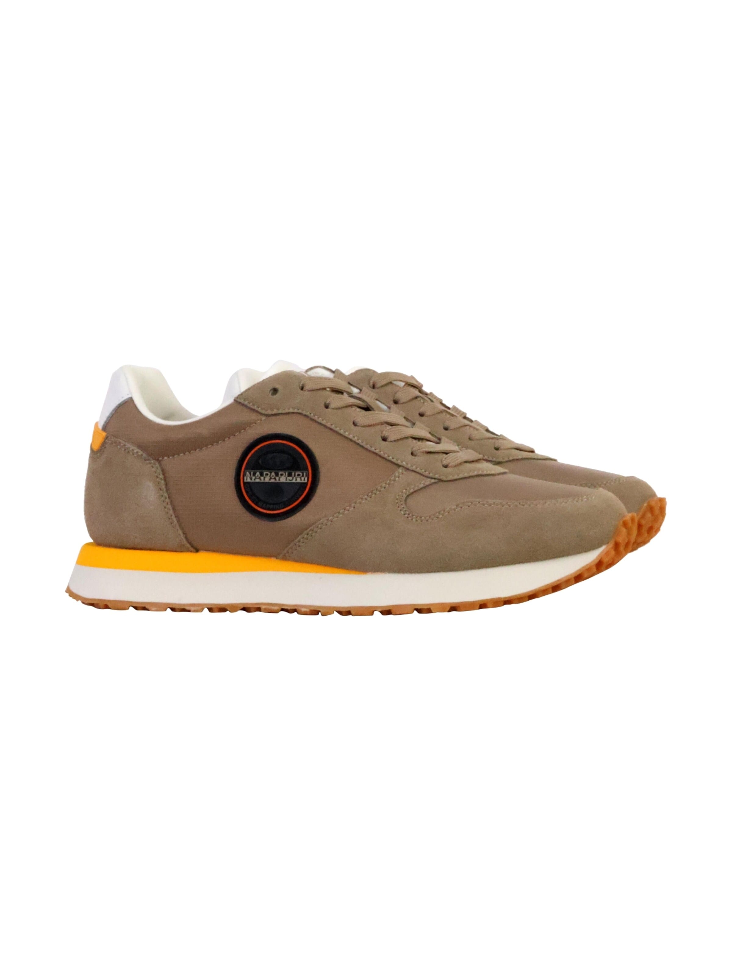 NAPAPIJRI - Calzado deportivo con cordones 'Sun Low-Top-Sneaker aus Leder' en marrón