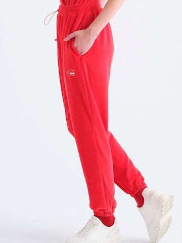 Rockupy Regular Sporthose 'Varun' in Rot