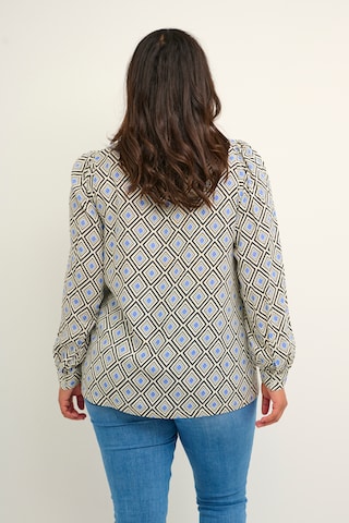 KAFFE CURVE Blouse in Gemengde kleuren