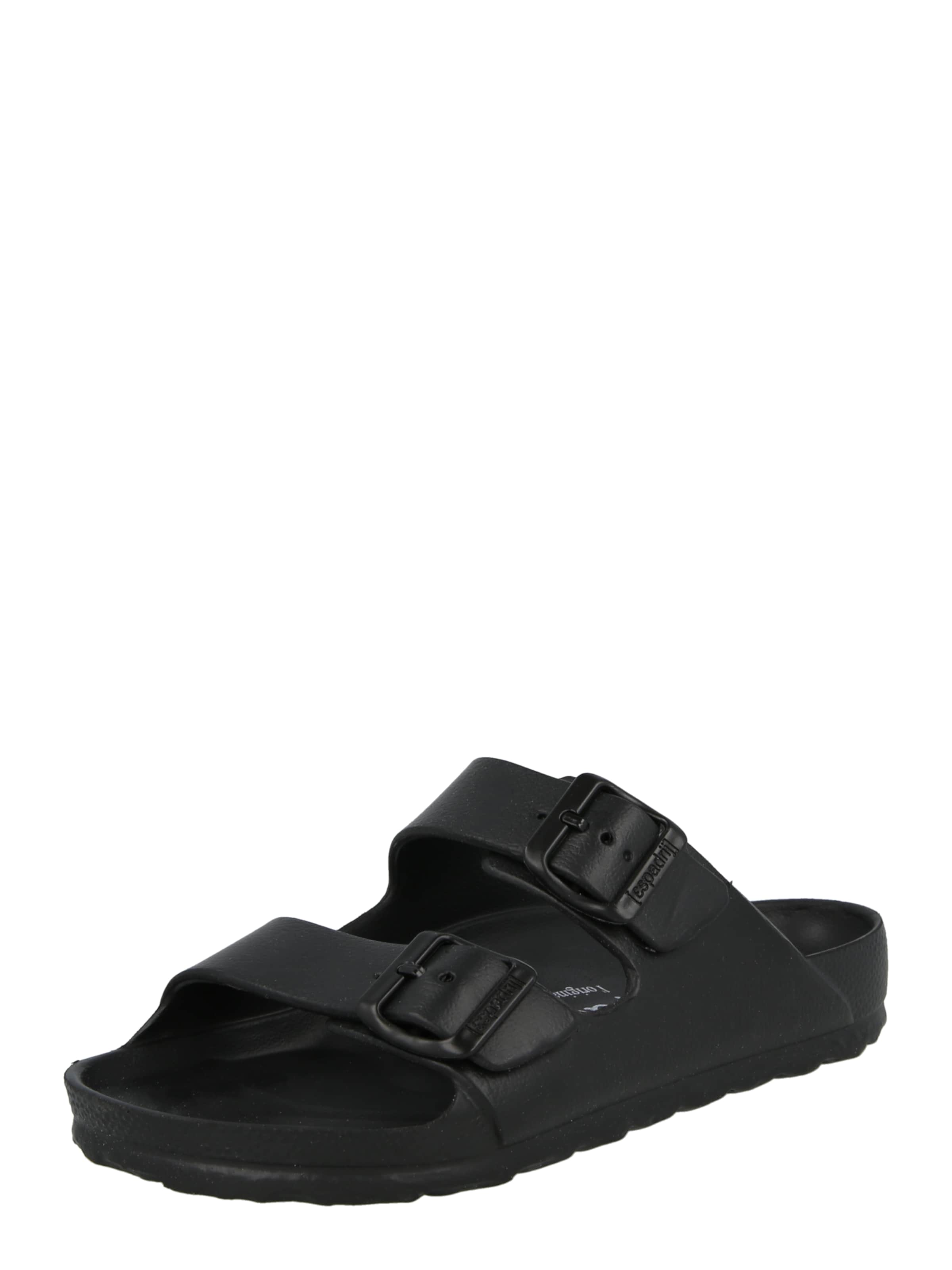 Mule 'AMI' espadrij l´originale en noir : devant