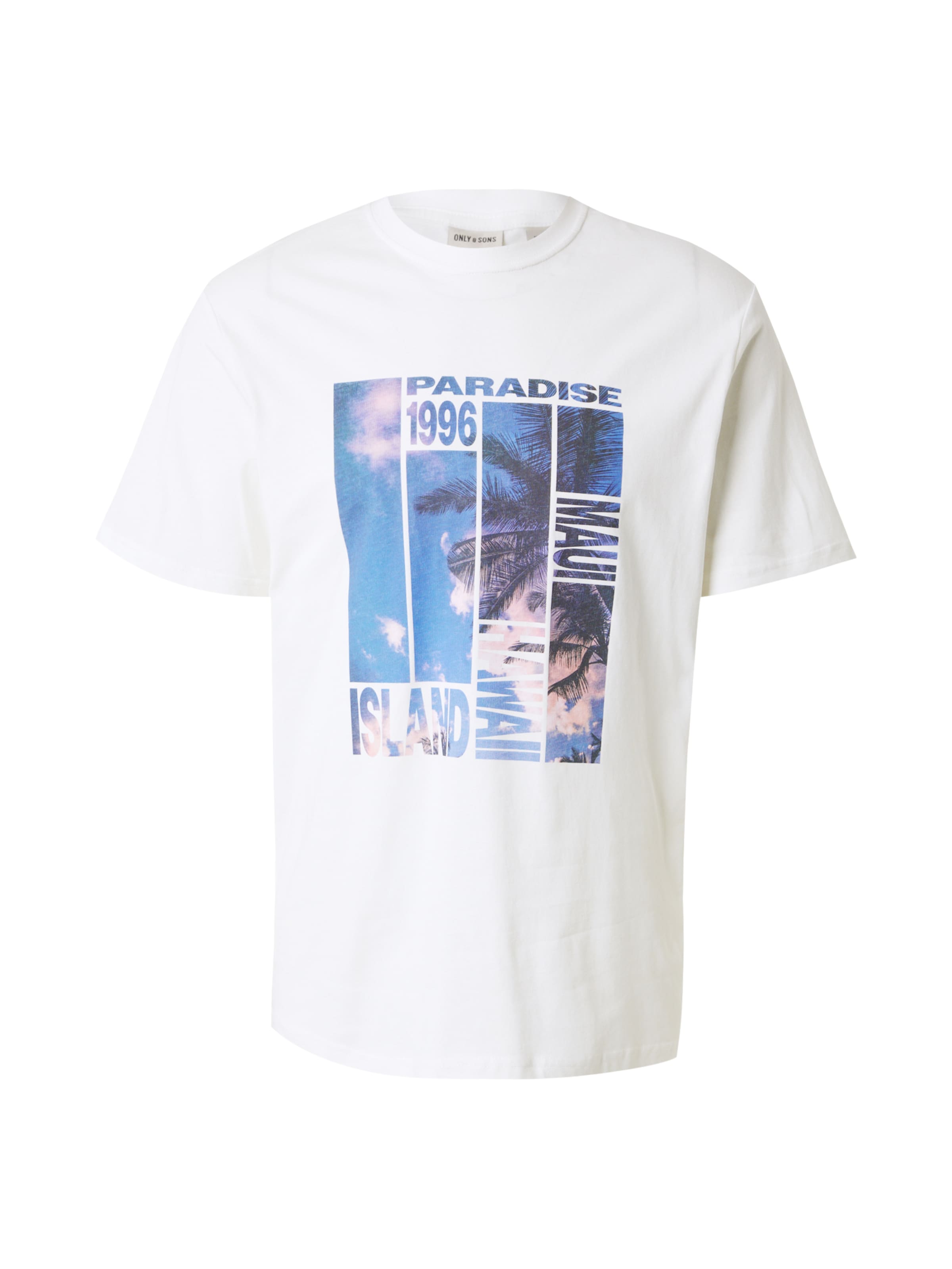 Maglietta 'ONSMAGDY' di Only & Sons in bianco: frontale