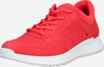Sneaker bassa 'Exostride' di ECCO in rosso: frontale
