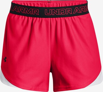 UNDER ARMOUR Shorts ' Play Up ' in Rot: predná strana