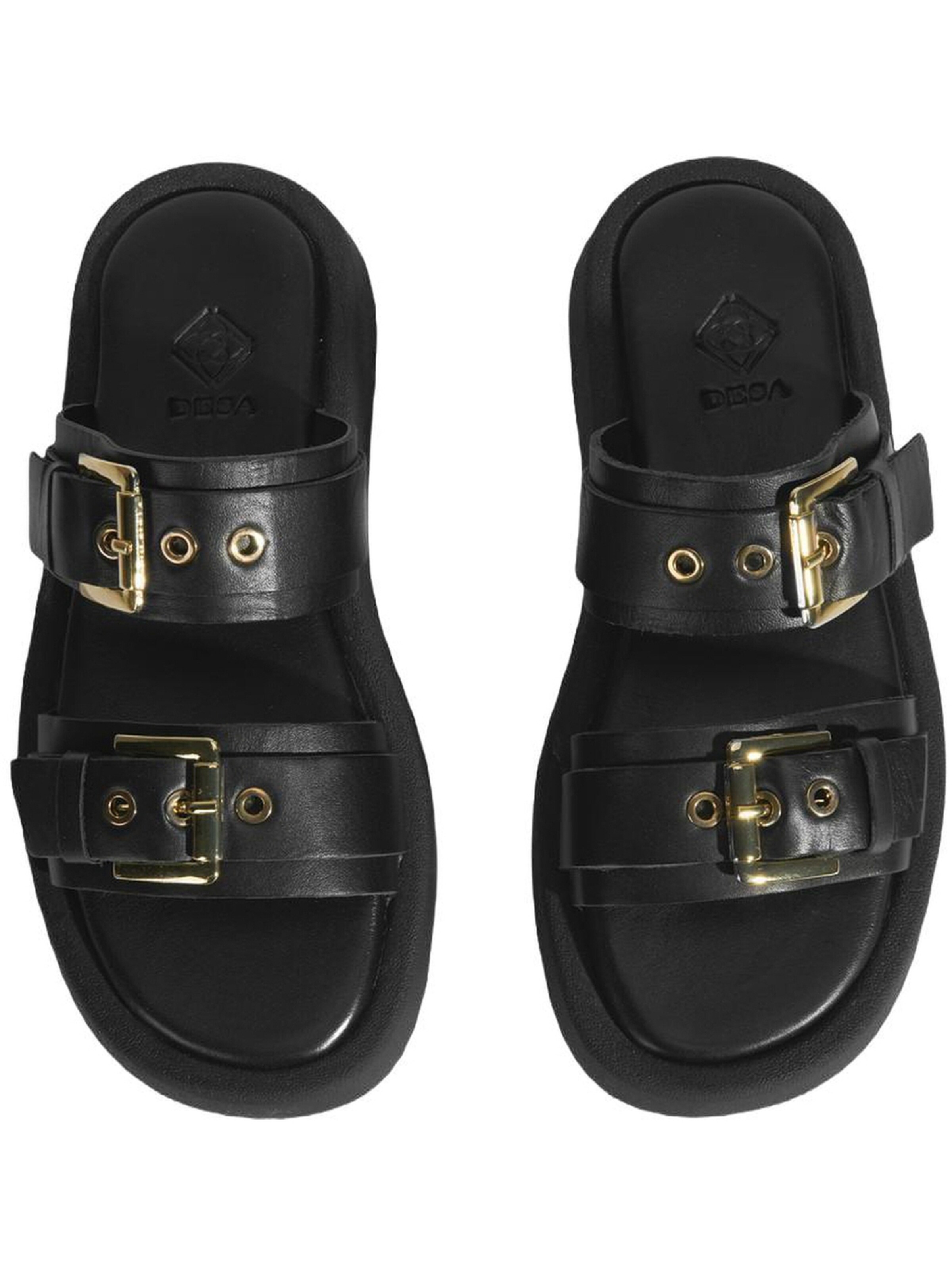 Desa Slippers 'Hausschuhe' in Black