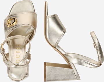 GUESS Sandalen met riem 'KERNARA2' in Goud