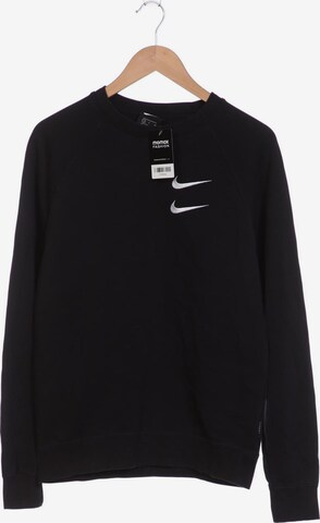 NIKE Sweatshirt & Zip-Up Hoodie in S in Black: front