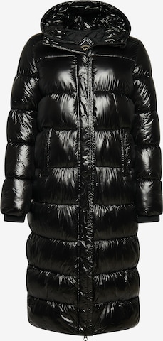 Superdry Winter Coat in Black: front