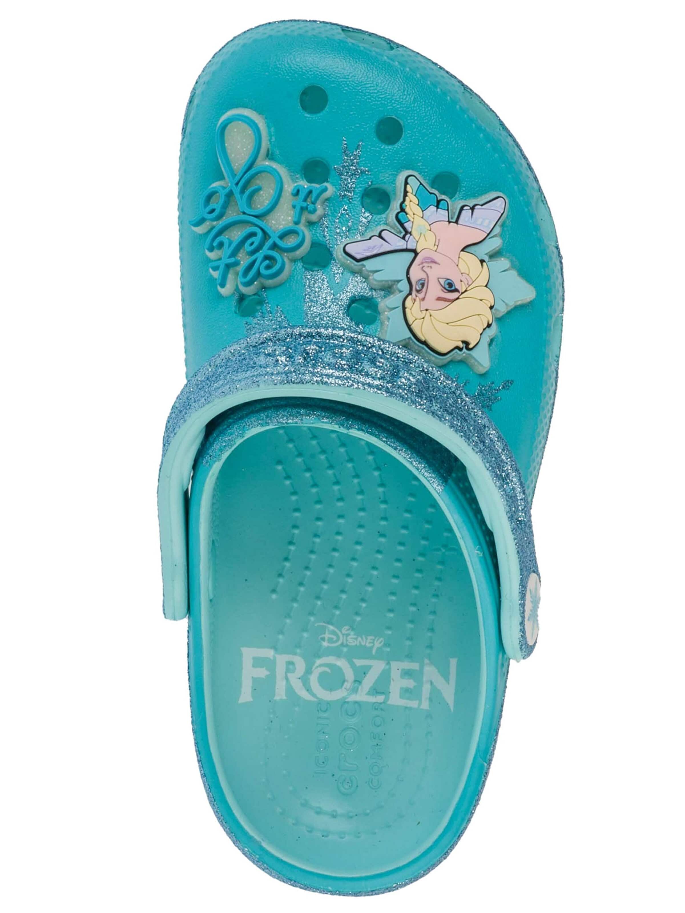 Crocs Sandal 'Crocs Classic Frozen Elsa Clog Kids' in Blue