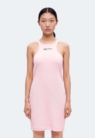KARL LAGERFELD JEANS Kleid in Pink: Vorderseite
