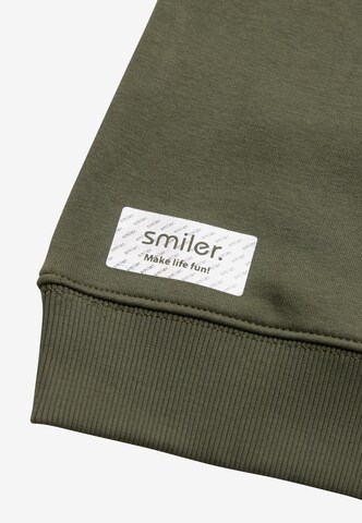 smiler. Sweatshirt 'Cuddle' in Green