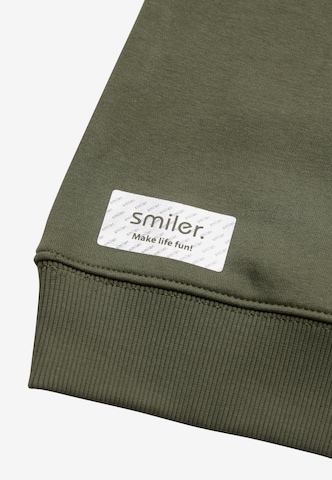 smiler. Sweatshirt 'Cuddle' in Groen