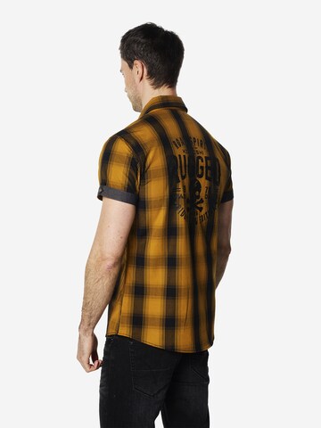 KOROSHI Slim fit Overhemd in Geel