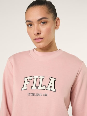 FILA Sweatshirt 'RIFREDI regular graphic crewneck sweatshirt'‌‌‌‌‌‌‌‌ in Pink
