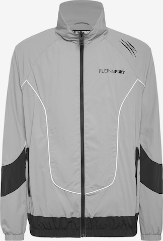 Giacca funzionale 'Scratch' di Plein Sport in grigio: frontale