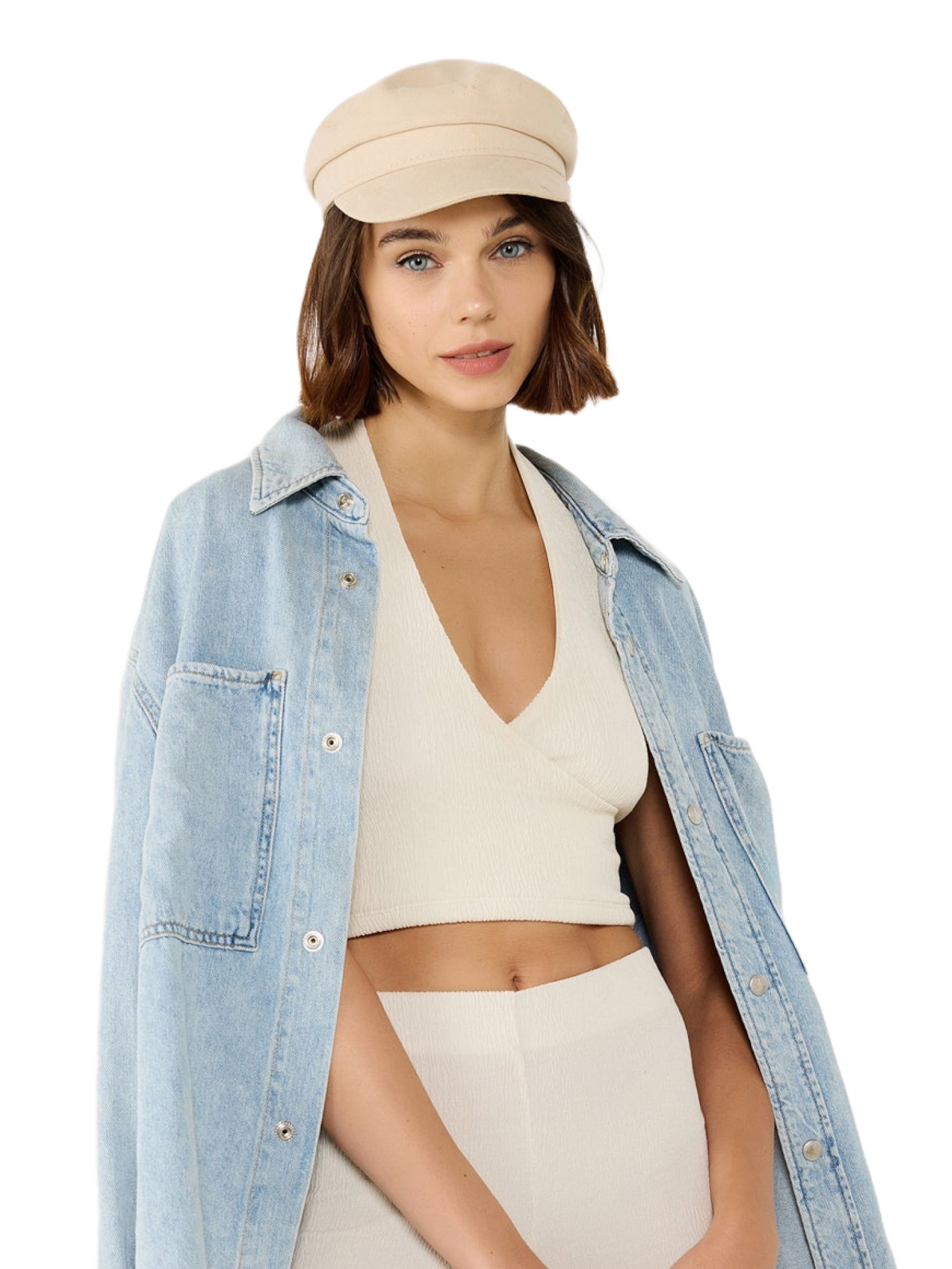 No Matter What Top in Weiß