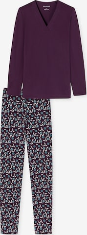 Pyjama ' Comfort Nightwear ' SCHIESSER en violet : devant