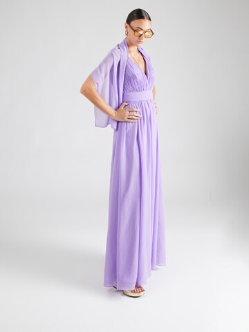 mascara Evening Dress in Purple