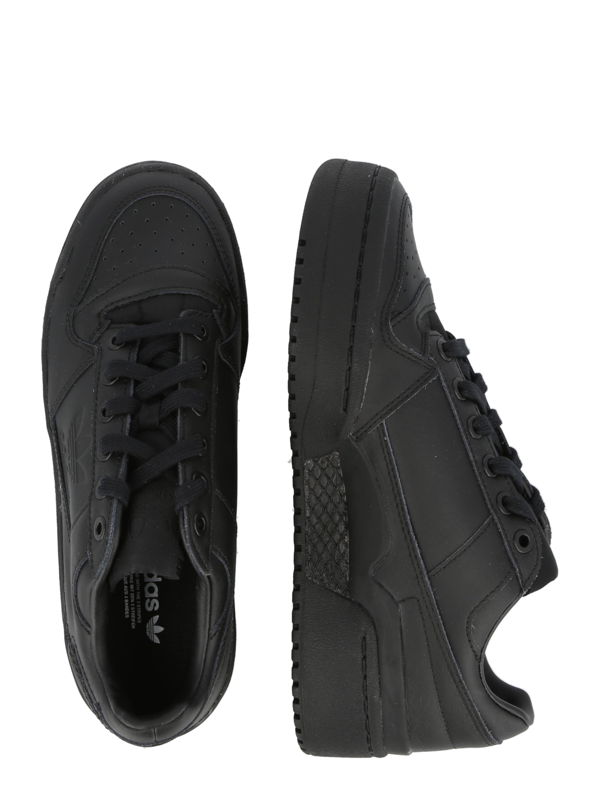 Baskets basses 'Forum Bold' ADIDAS ORIGINALS en noir