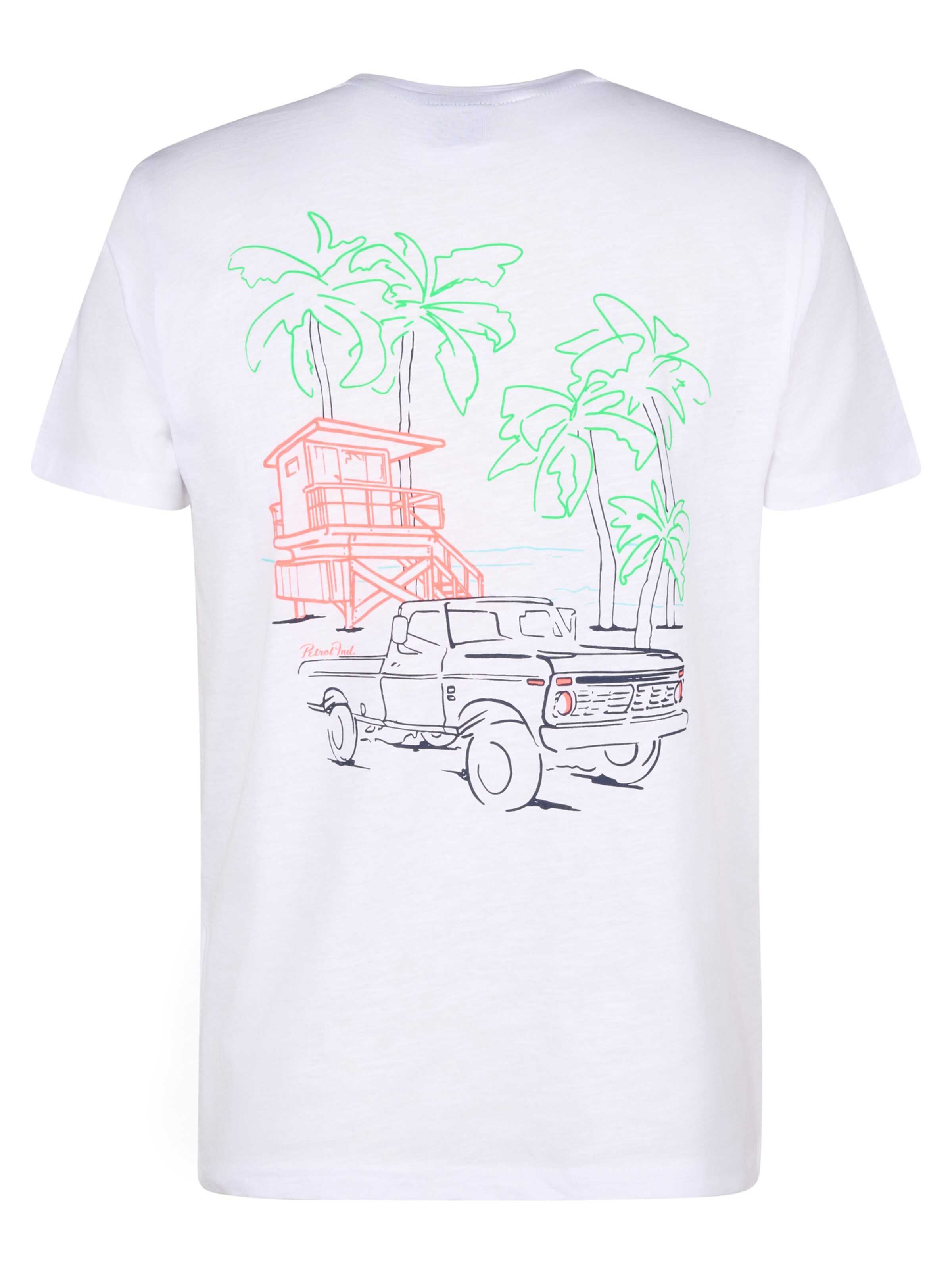 Petrol Industries T-Shirt 'Lantana' in Weiß