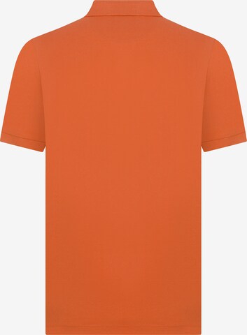 DENIM CULTURE Tričko ' TADAS ' – oranžová