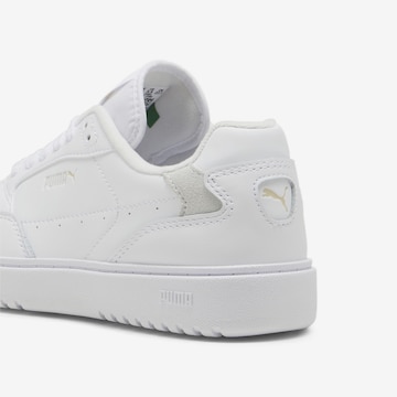 Baskets basses 'Doublecourt' PUMA en blanc