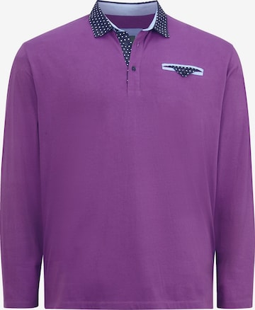 Charles Colby Shirt 'Earl Wyett' in Lila: voorkant