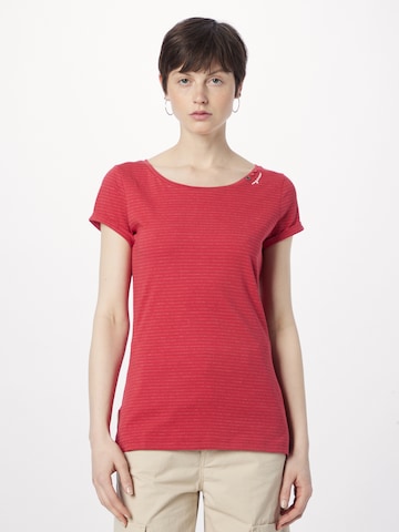 Ragwear TShirt 'FLORAH' in Rot: predná strana