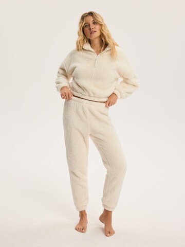 ESOTIQ Regular Pants 'Giggle' in Beige: front