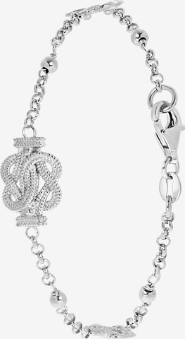 Lucardi Bracelet 'Dagi Knoten' in Silver: front