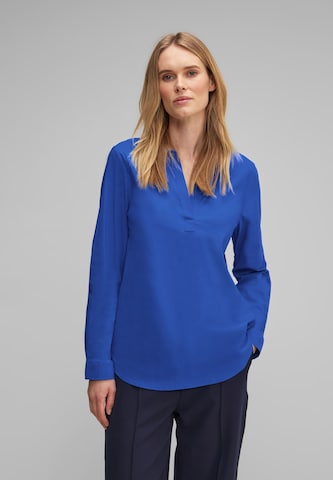 STREET ONE Blouse in Blue: front