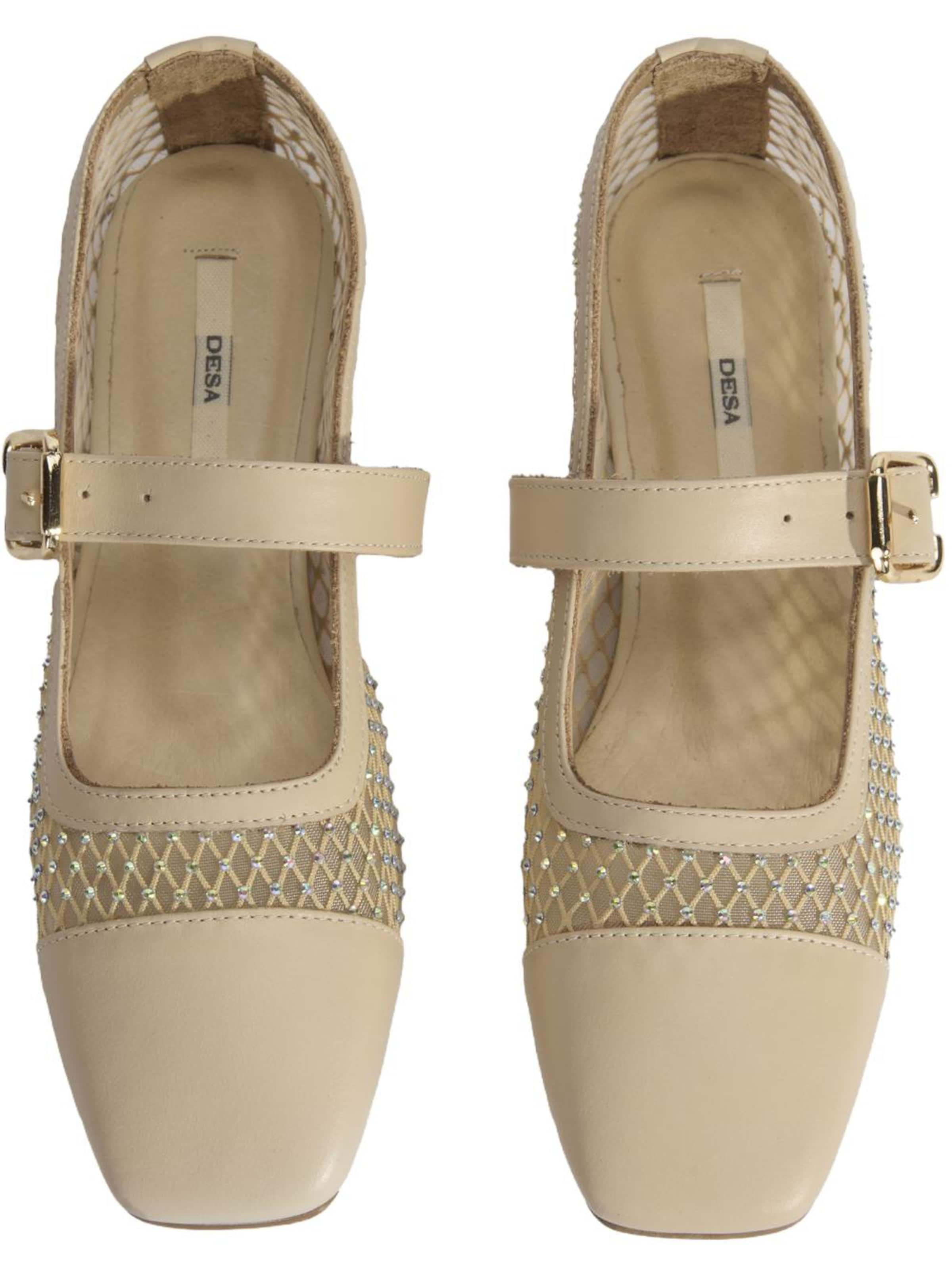 Desa Ballerina 'Ballettschuhe' in Beige