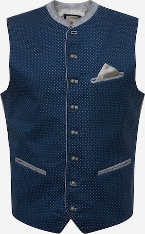 STOCKERPOINT Traditional Vest 'Markus' in Blue: front