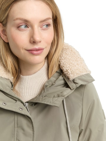 TOM TAILOR Winterparka in Grün