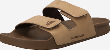 QUIKSILVER Pantolette 'Rivi' in Braun: Vorderseite