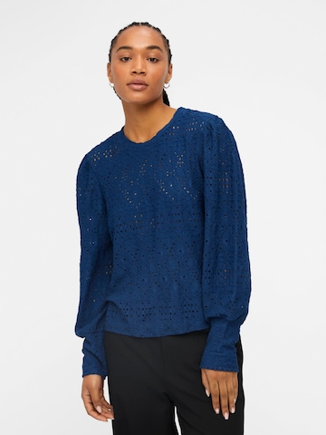 OBJECT Blouse 'Feodora' in Blue: front