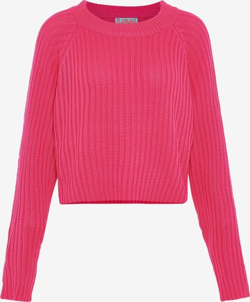 Pull-over Libbi en rose : devant